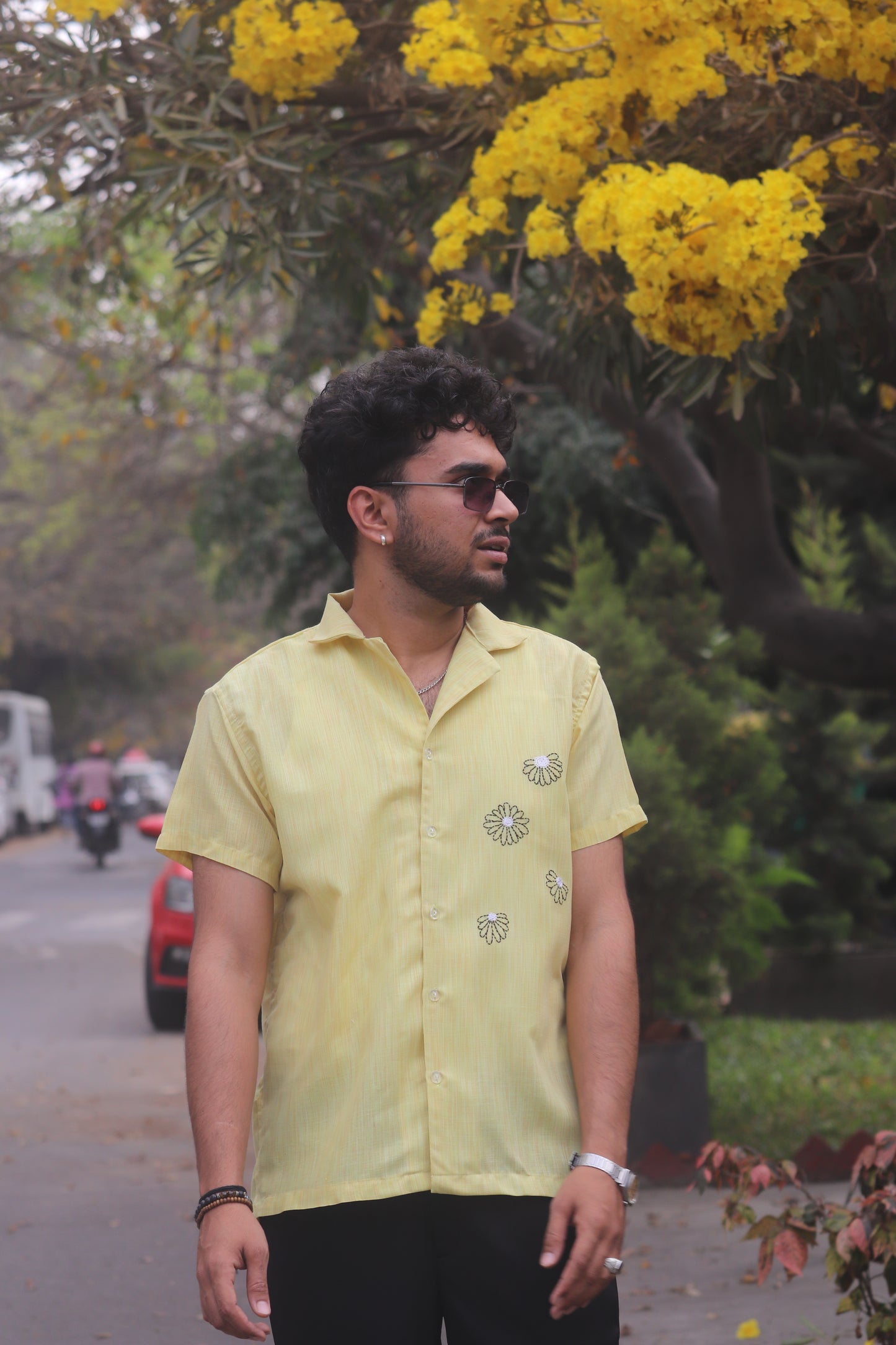 Citrus Bloom Shirt (Yellow)