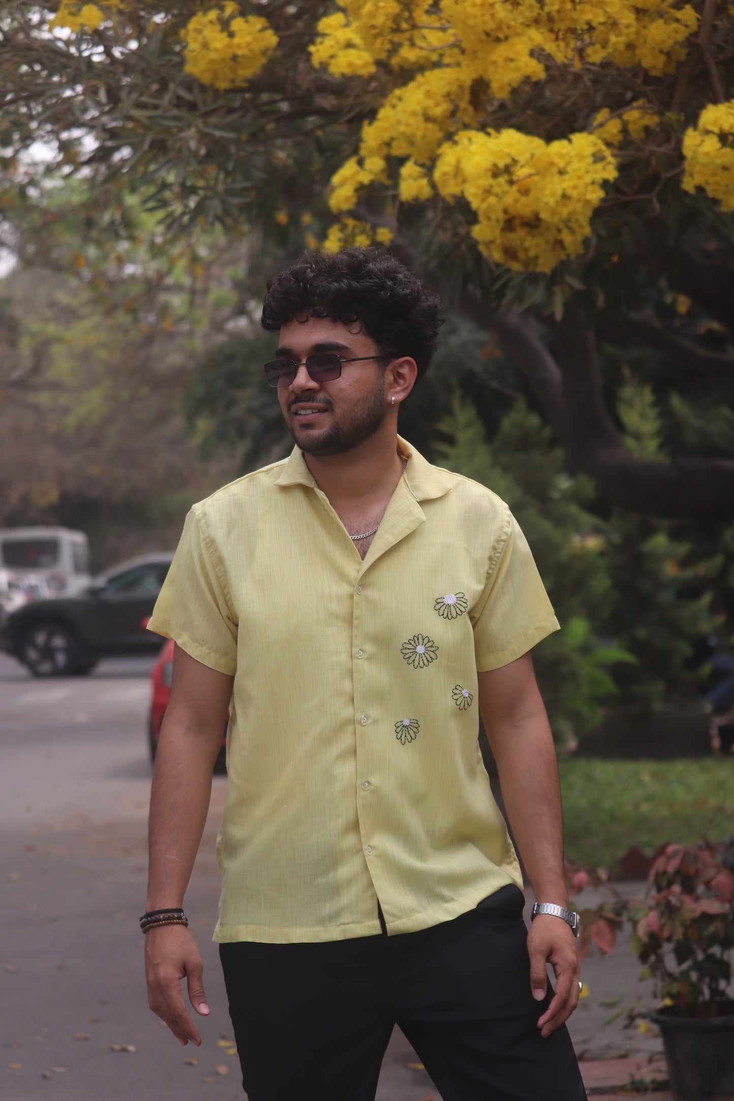 Citrus Bloom Shirt (Yellow)