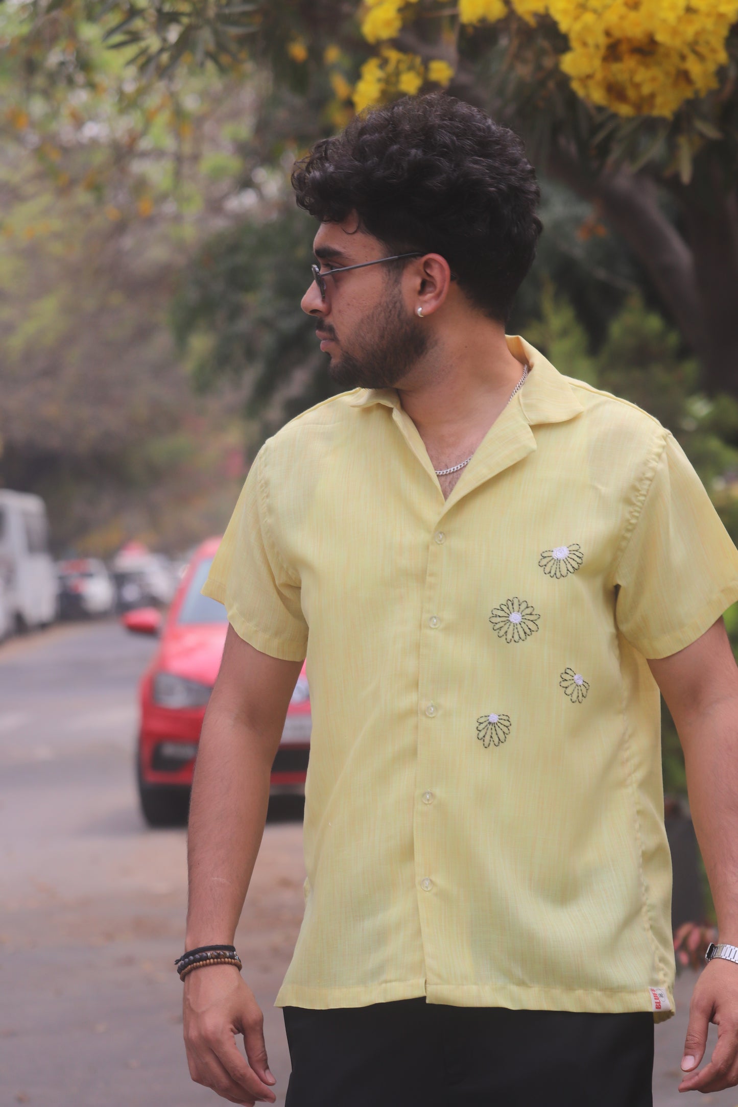 Citrus Bloom Shirt (Yellow)