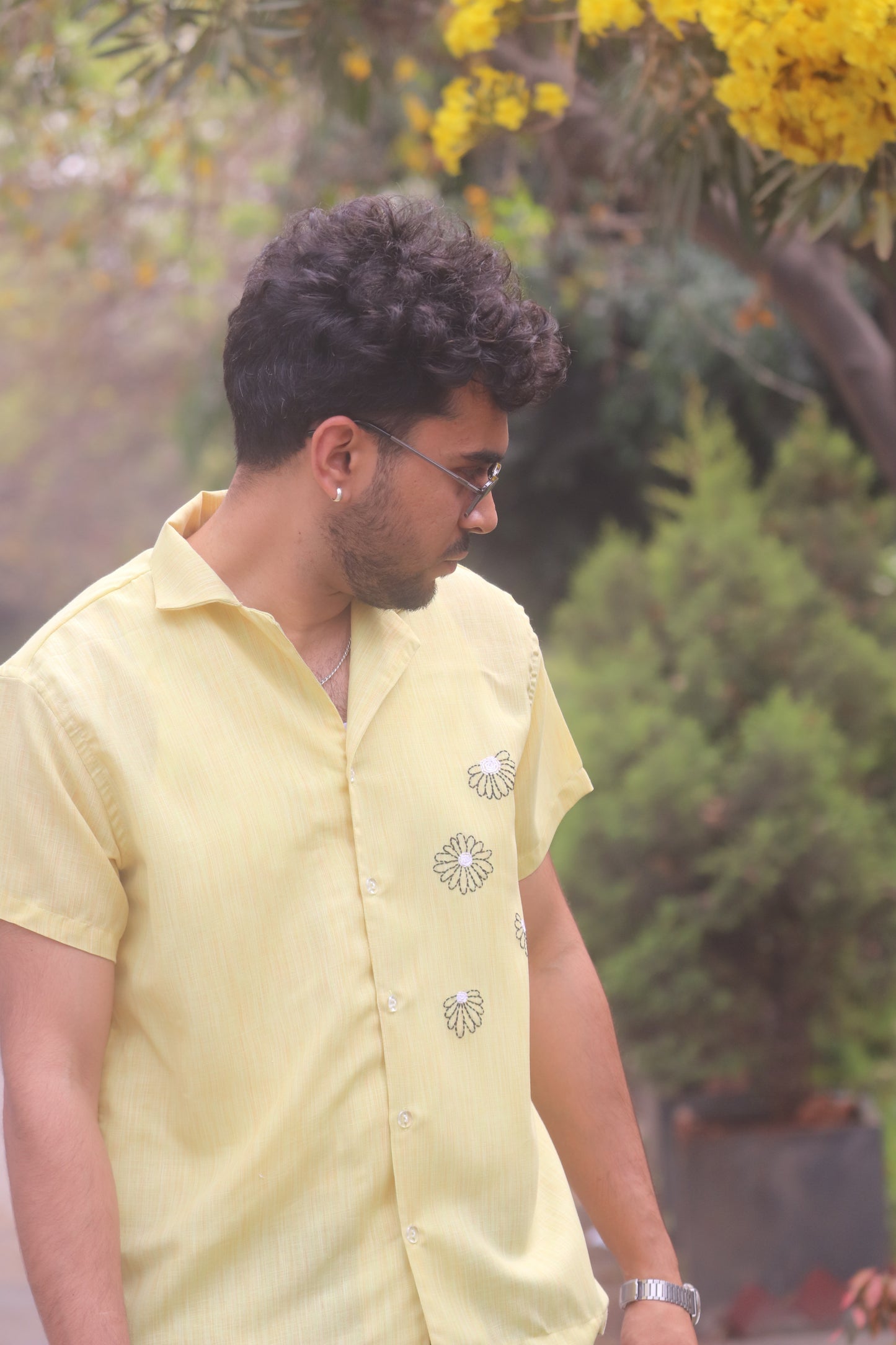 Citrus Bloom Shirt (Yellow)